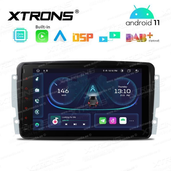 Mercedes-Benz CLK (1998-2004) | C-Class (2000-2004) | G-Class (1998-2006) | Vito & Viano (2003-2006) Android 11 Car Multimedia Player with GPS Navigation