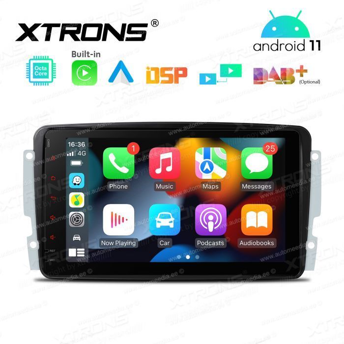 Mercedes-Benz CLK (1998-2004) | C-Class (2000-2004) | G-Class (1998-2006) | Vito & Viano (2003-2006) mudelipõhine Android 11 GPS autoraadio ja multimeedia keskus