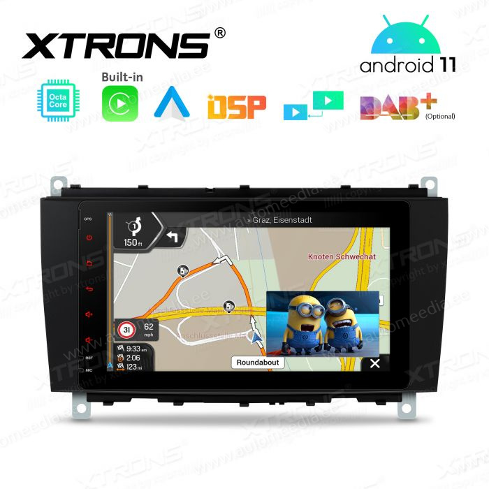 Mercedes-Benz CLK (2005-2006) | C-Class (2004-2007) | G-Class (2005-2008) mudelipõhine Android 12 GPS autoraadio ja multimeedia keskus