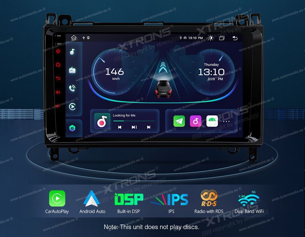 XTRONS PEP91M245 Mudelikohane android multimeediakeskus gps naviraadio