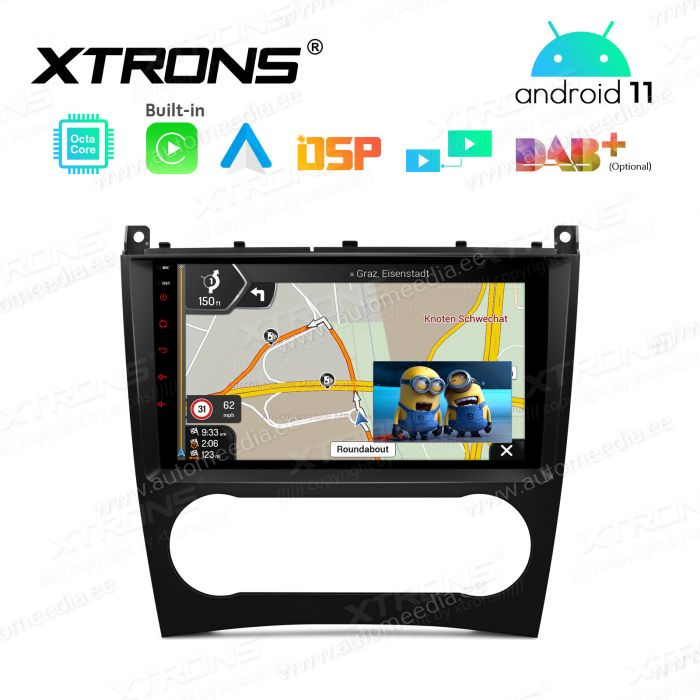 Mercedes-Benz CLK (2005-2006) | C-Class (2004-2007) | G-Class (2005-2008) mudelipõhine Android 12 GPS autoraadio ja multimeedia keskus
