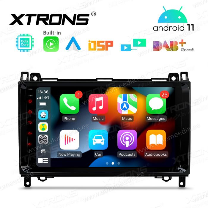 Mercedes-Benz Sprinter | Vito & Viano (2006-2020) | A-Class | B-Class (2004-2012) mudelipõhine Android 12 GPS autoraadio ja multimeedia keskus