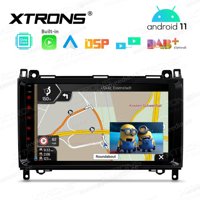 Mercedes-Benz Sprinter | Vito & Viano (2006-2020) | A-Class | B-Class (2004-2012) mudelipõhine Android 12 GPS autoraadio ja multimeedia keskus