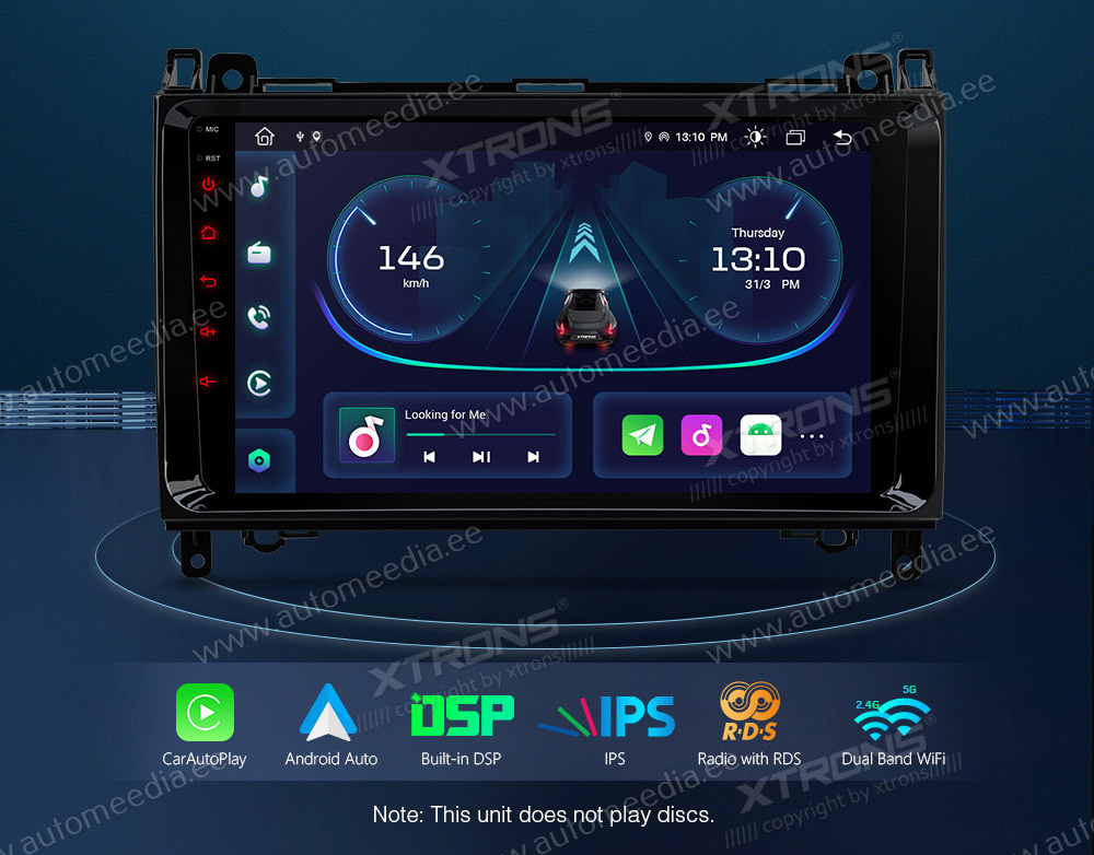 XTRONS PEP92M245 Mudelikohane android multimeediakeskus gps naviraadio
