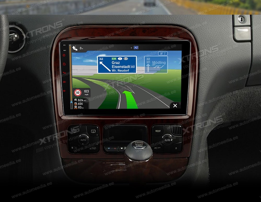 Mercedes-Benz S-Class W220 (1998-2005)  XTRONS PMA90M220 Car multimedia GPS player with Custom Fit Design