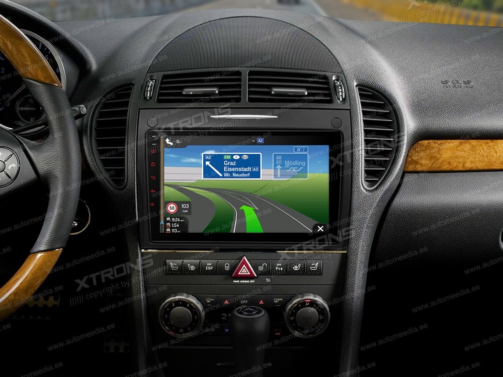 Mercedes-Benz SLK R171 (2004-2011)  XTRONS PMA90M350 merkkikohtainen Android GPS multimedia näyttösoitin