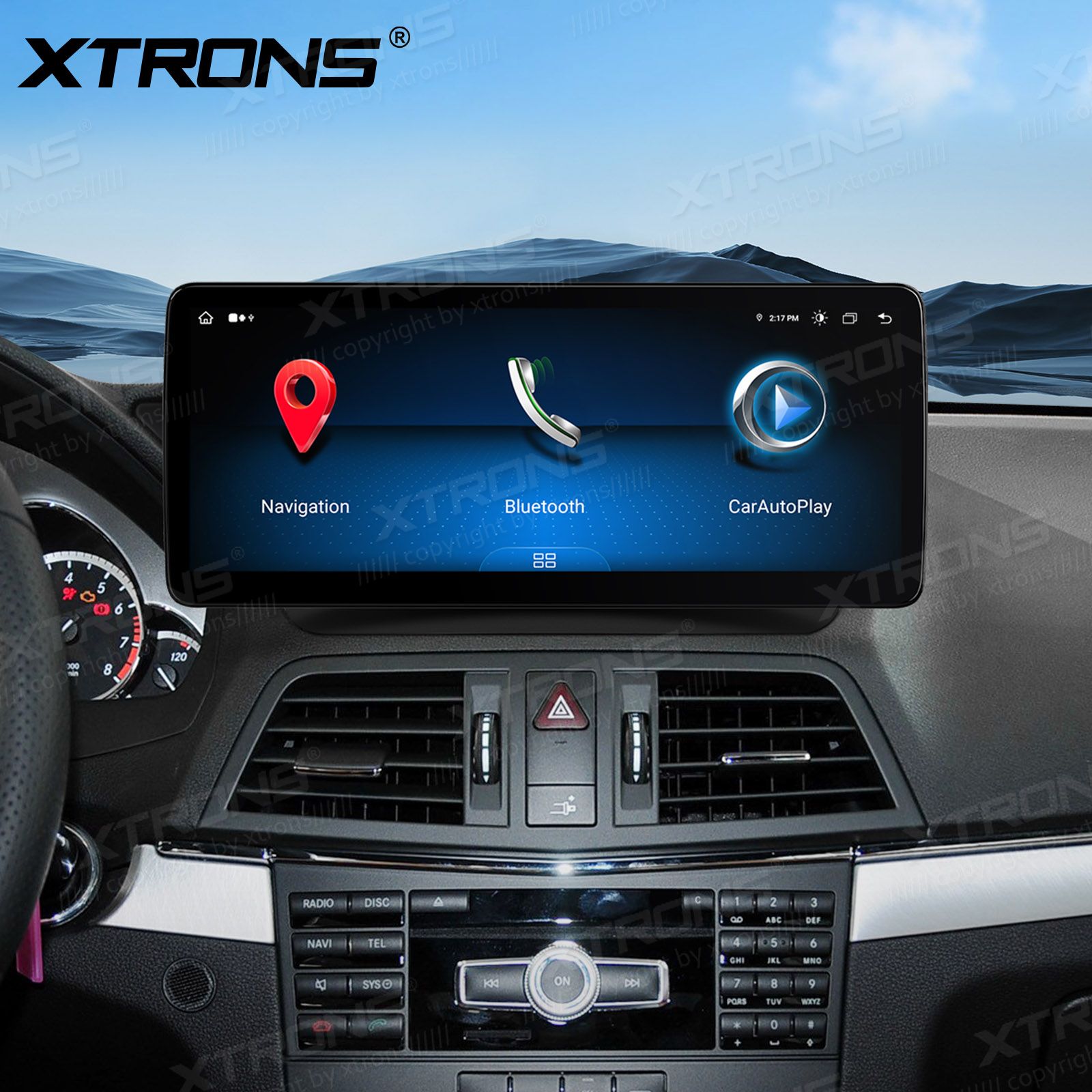 Mercedes-Benz E-Class Coupe (2009-2012) | C207 | NTG4.0 Kahesüsteemne, originaalraadio säilitav Android 13 GPS autoraadio ja multimeedia keskus