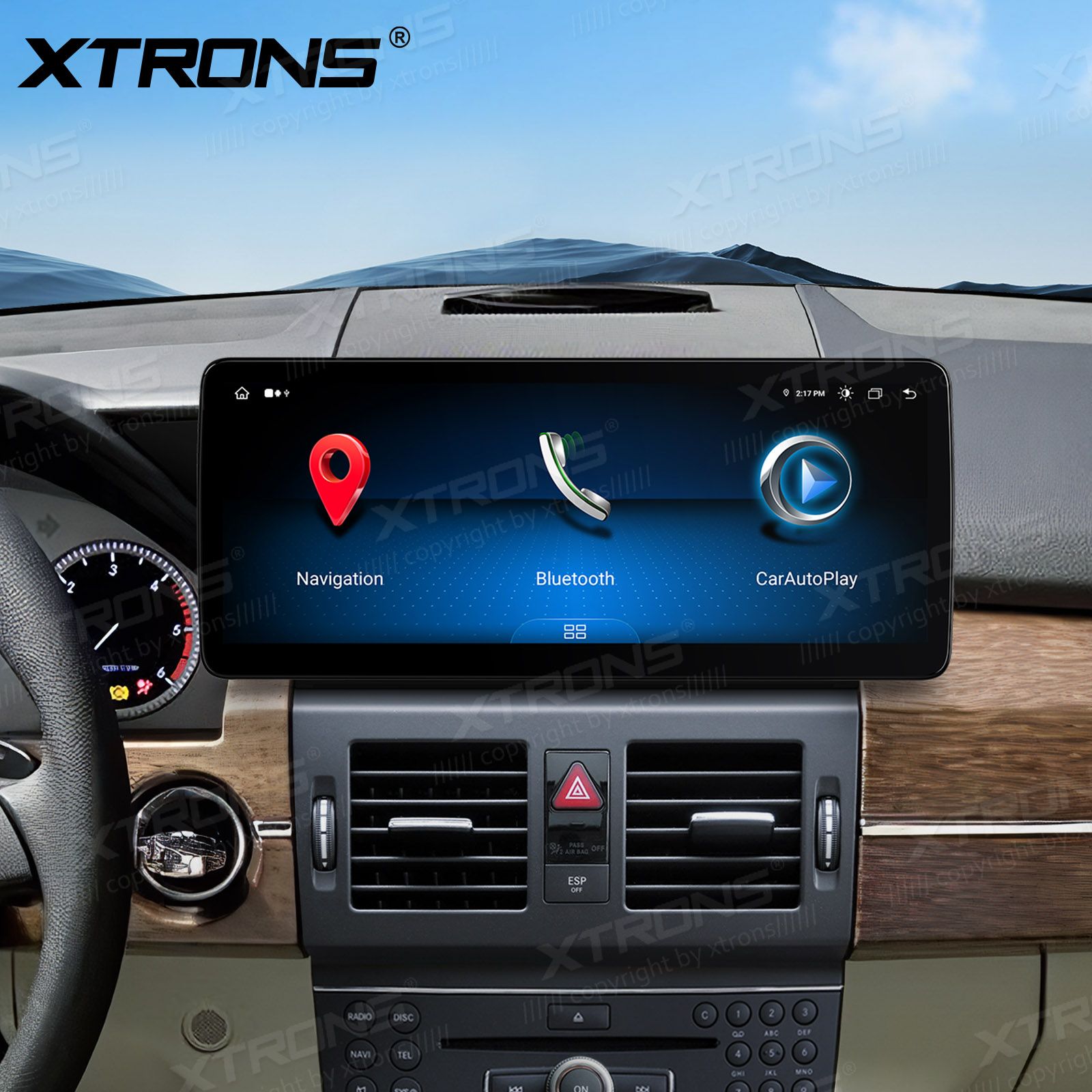 Mercedes-Benz GLK Class X204 | 2008 - 2012 (NTG4.0) kahesüsteemne, originaalraadio säilitav Android 13 GPS autoraadio ja multimeedia keskus