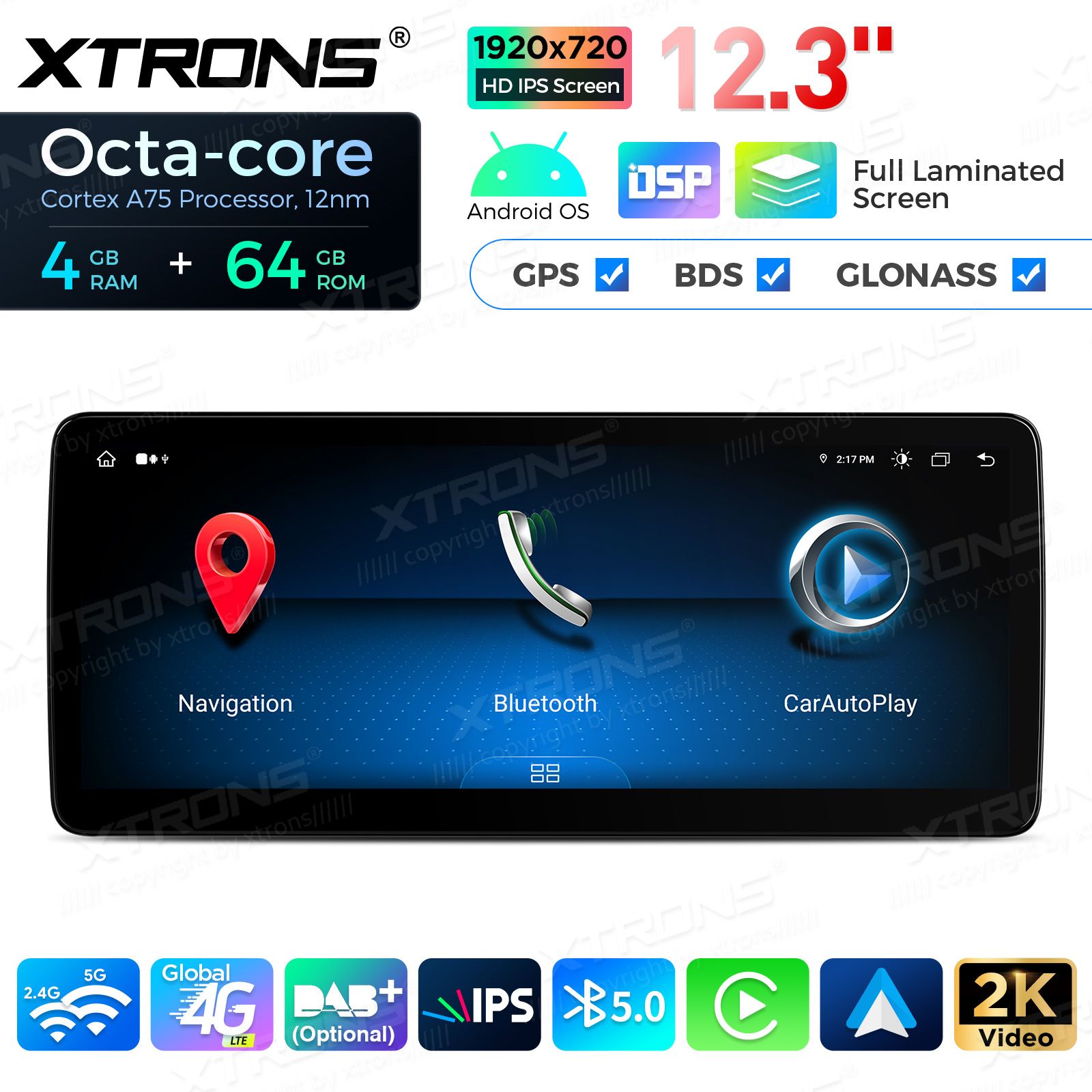 Mercedes-Benz A-Class (2013-2015) | GLA | CLA | W176 | C117 | X156 | NTG4.5 | NTG4.7 Android 13 Car Multimedia Player with GPS Navigation