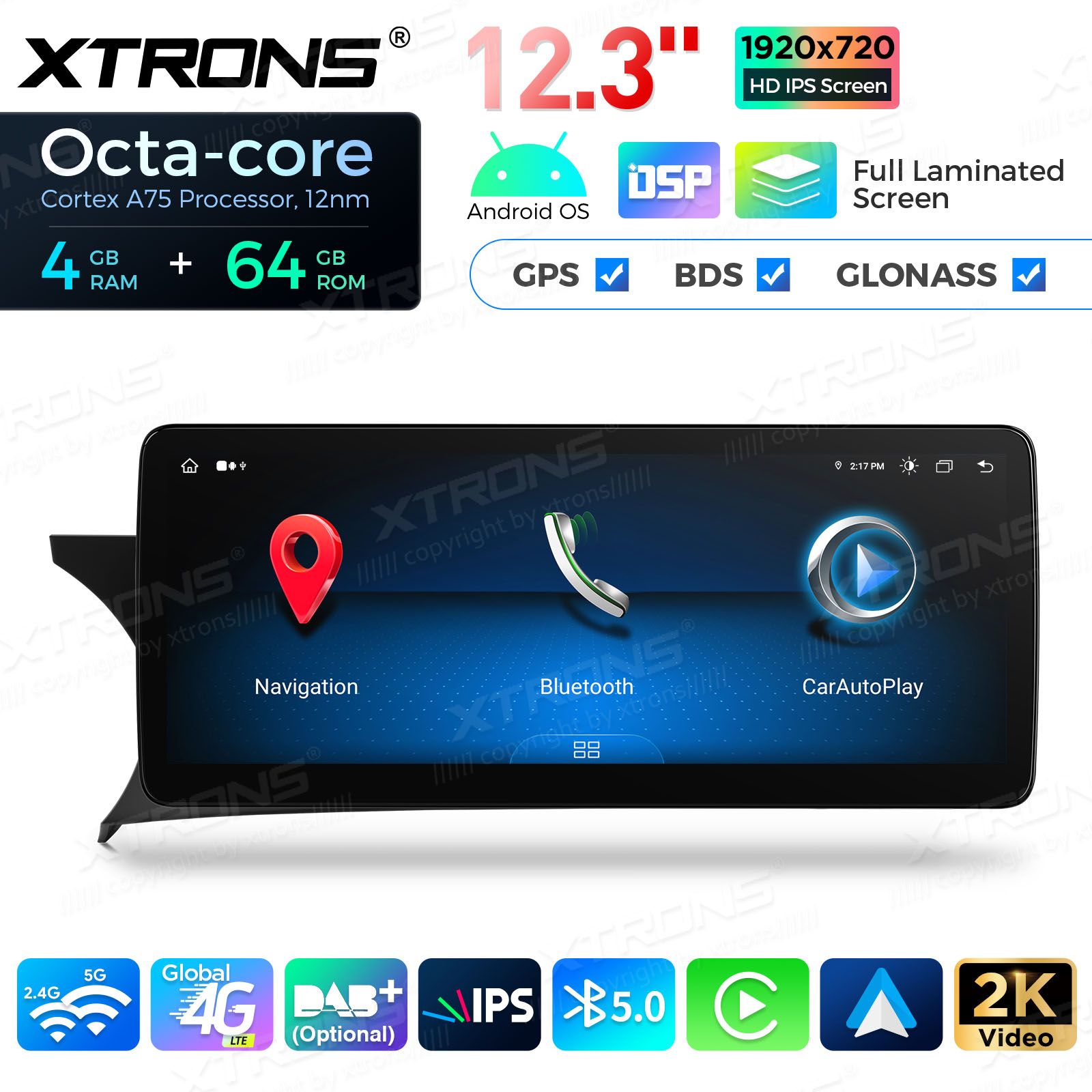 Mercedes-Benz C-Class ( 2011-2014) | W204 | NTG4.5 | NTG4.7 Android 13 Car Multimedia Player with GPS Navigation