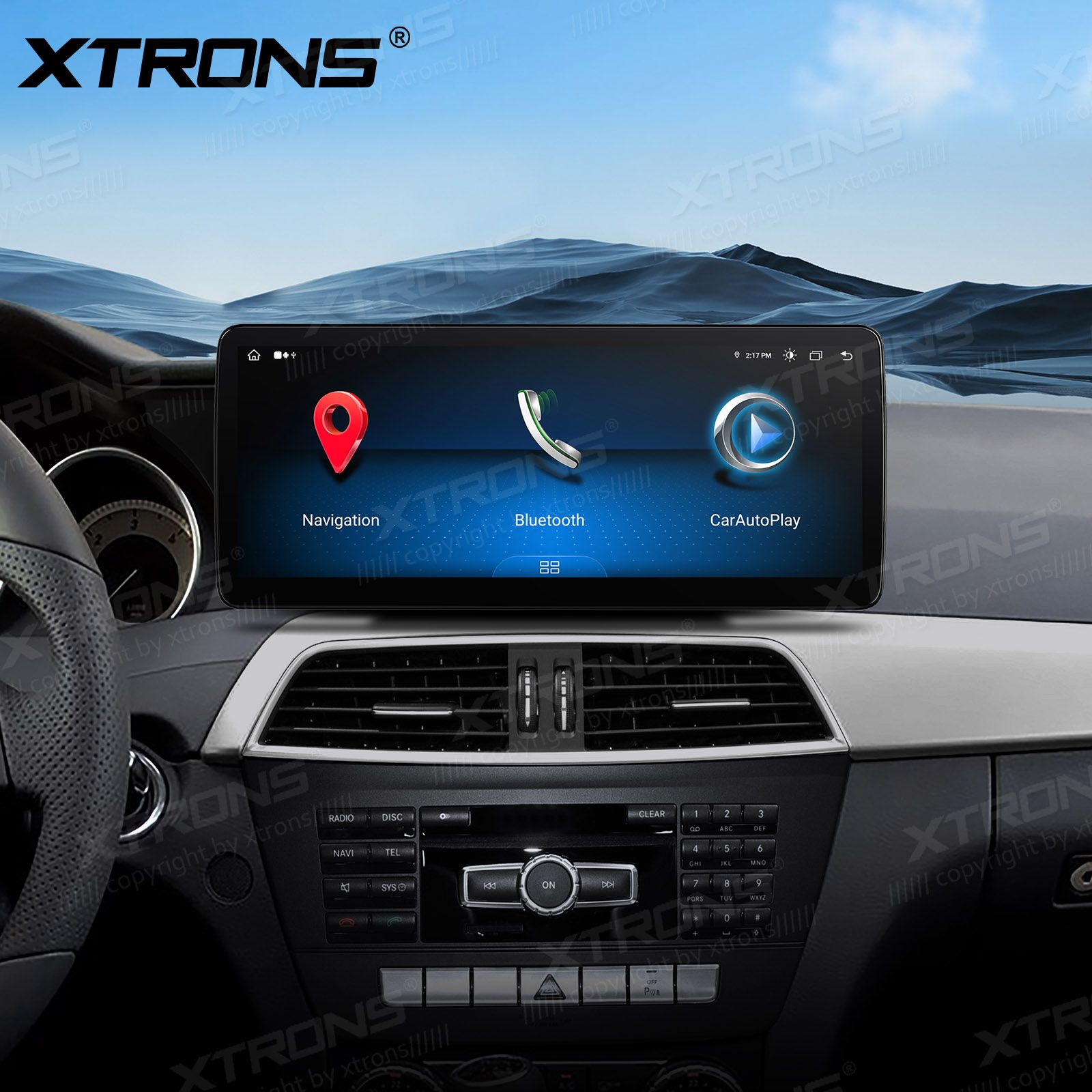 Mercedes-Benz C-Class ( 2011-2014) | W204 | NTG4.5 | NTG4.7 Kahesüsteemne, originaalraadio säilitav Android 13 GPS autoraadio ja multimeedia keskus