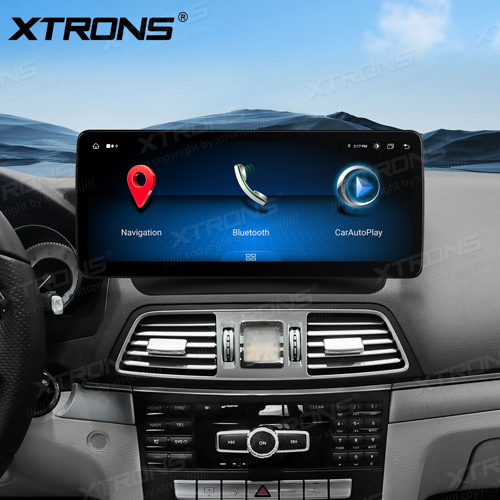 Mercedes-Benz E-Class Coupe (2013-2015) | C207 | NTG4.5 | NTG4.7 Kahesüsteemne, originaalraadio säilitav Android 13 GPS autoraadio ja multimeedia keskus
