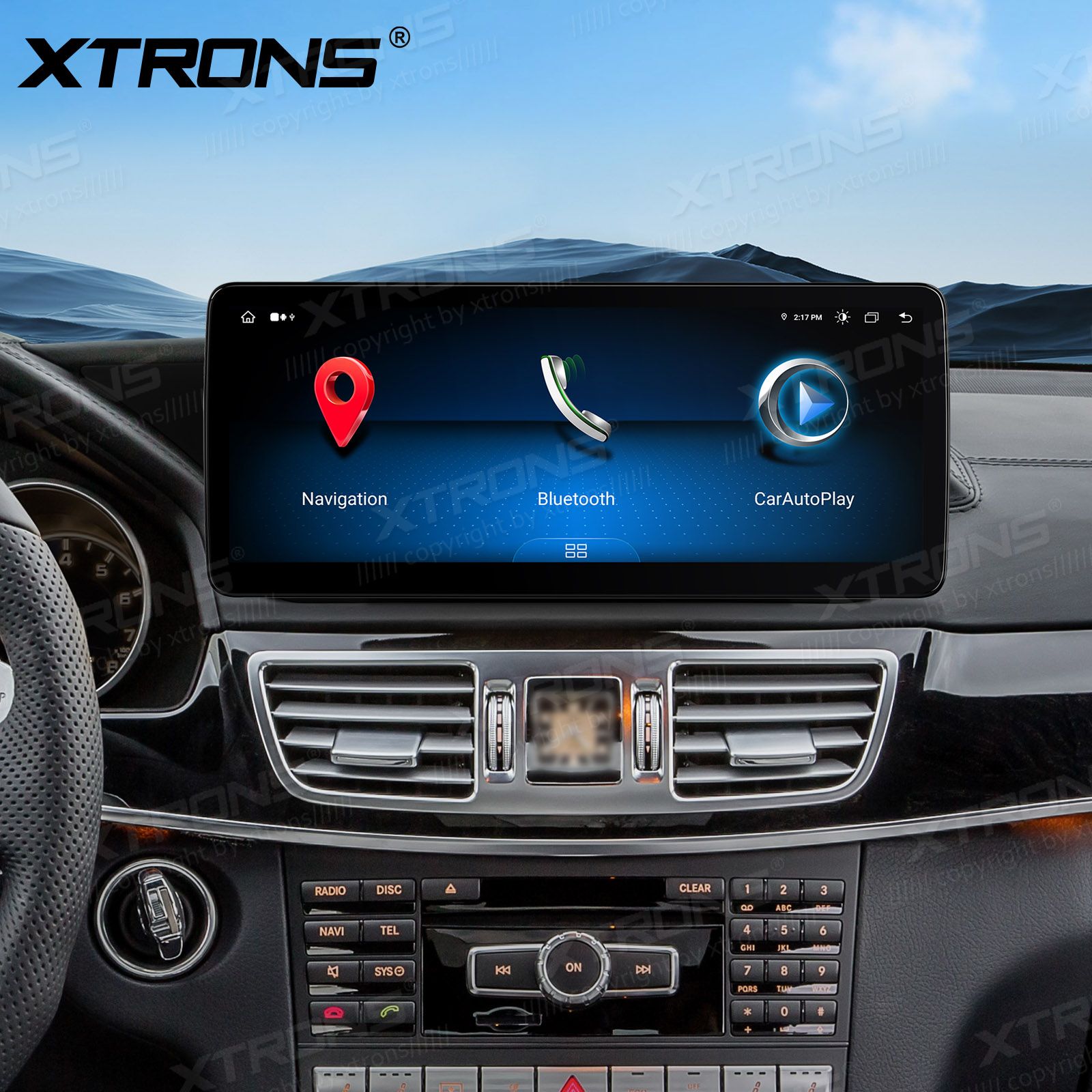 Mercedes-Benz E-Class (2013-2014) | W212 | NTG4.5 | NTG4.7 kahesüsteemne, originaalraadio säilitav Android 13 GPS autoraadio ja multimeedia keskus
