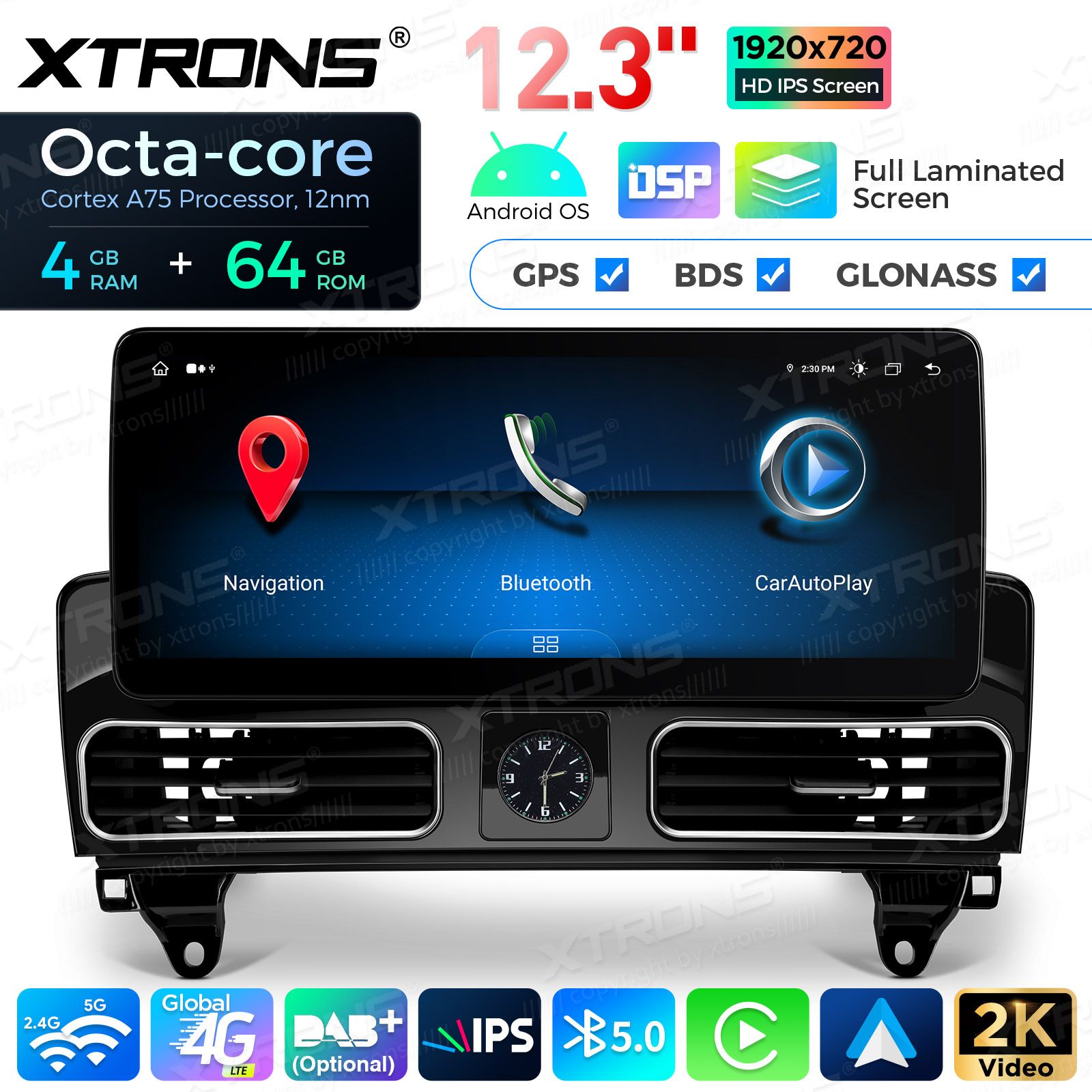 Mercedes-Benz ML W166 | GL X166 | 2012-2015 | NTG 4.5 kahesüsteemne, originaalraadio säilitav Android 13 GPS autoraadio ja multimeedia keskus