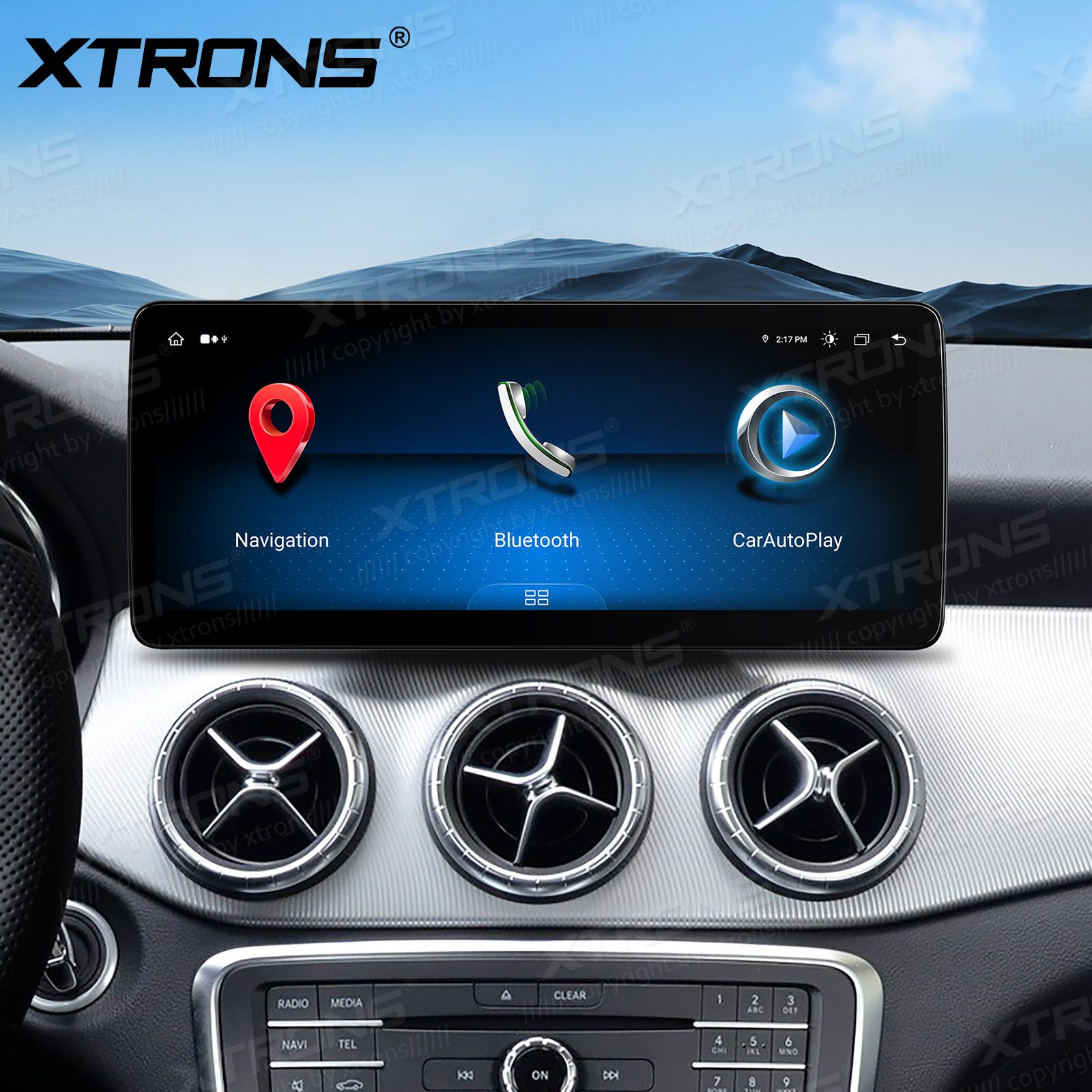 Mercedes-Benz A-Class | GLA | CLA | W176 | C117 | X156 (2016-2018) mudelipõhine Android 13 GPS autoraadio ja multimeedia keskus