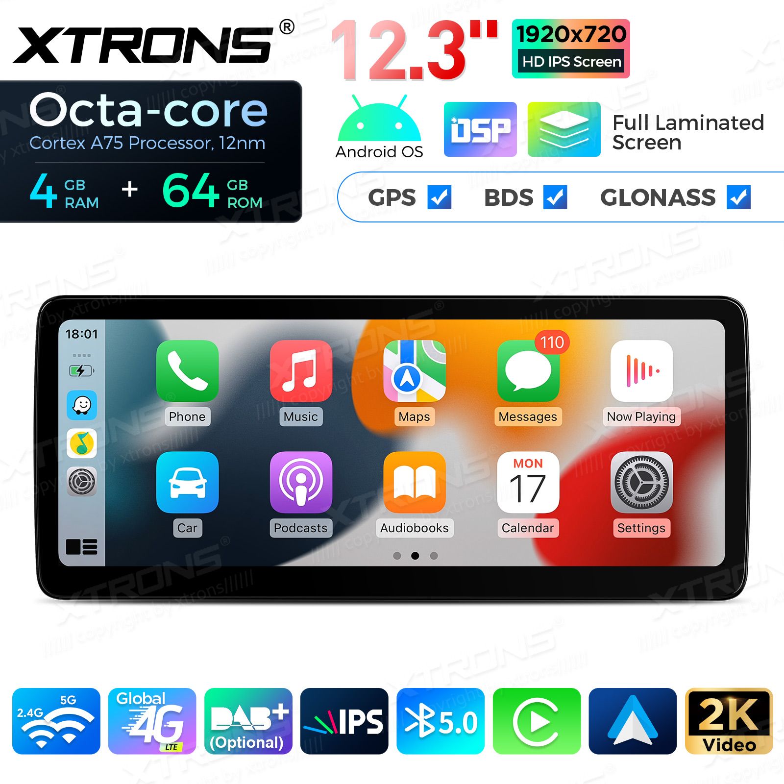 Mercedes-Benz A-Class | GLA | CLA | W176 | C117 | X156 (2016-2018) mudelipõhine Android 13 GPS autoraadio ja multimeedia keskus