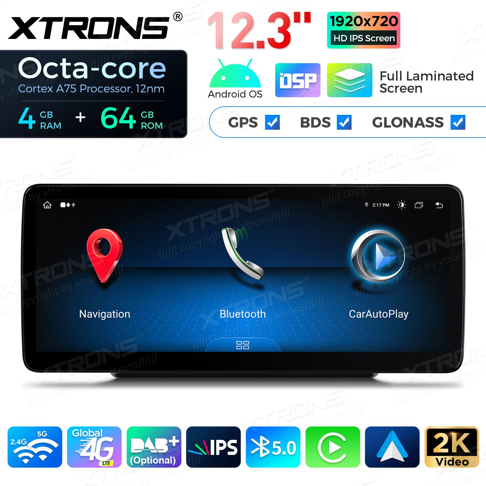 Mercedes-Benz V-Class (2015-2018) | C-Class | GLC | NTG5.0 | NTG5.2 Android 13 Car Multimedia Player with GPS Navigation