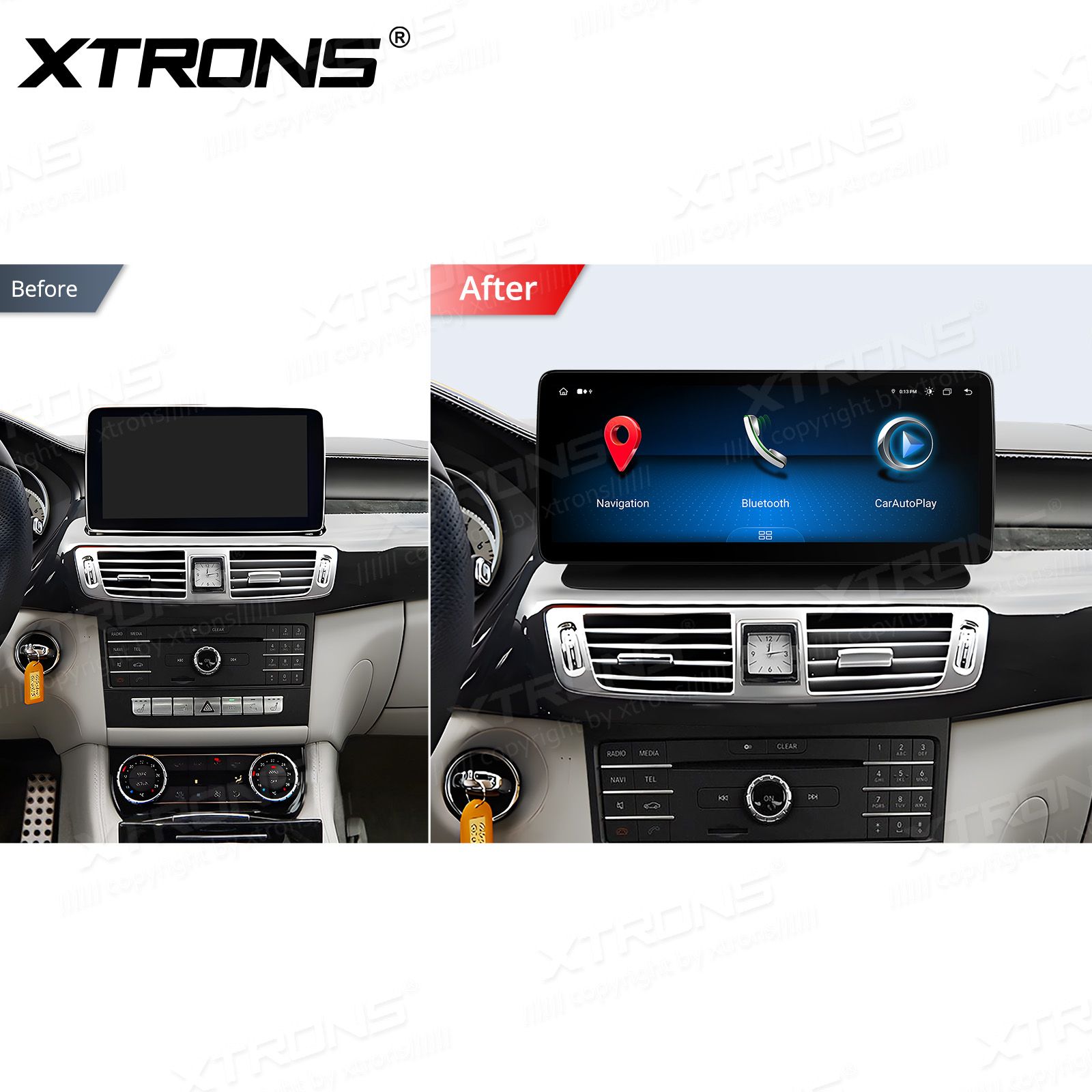 Mercedes-Benz CLS Class | 2014 - 2017 (NTG5.0) Mudelipõhine Android 13 GPS autoraadio ja multimeedia keskus