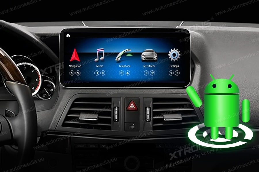 Mercedes-Benz E-Class (2010-2012) | W212 | NTG4.0  XTRONS QM1040E_LS merkkikohtainen Android GPS multimedia näyttösoitin