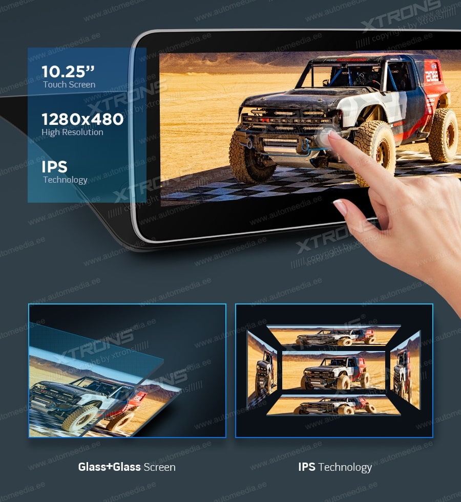Mercedes-Benz E-Class (2013-2014) | W212 | NTG4.5 | NTG4.7  XTRONS QM1045E_LS XTRONS QM1045E_LS Сенсорный экран 1080P Full HD