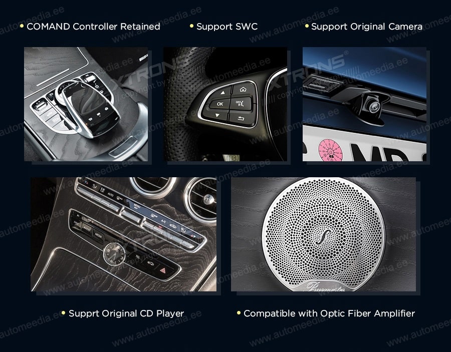 Mercedes-Benz V-Class (2015-2018) | C-Class | GLC | NTG5.0 | NTG5.2  XTRONS QSM1050C XTRONS QSM1050C FM radio and USB SD player