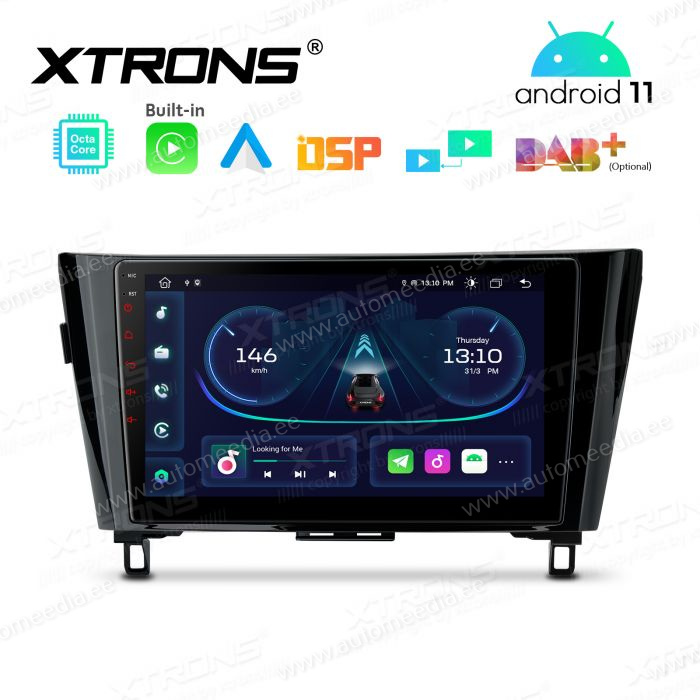 Nissan Qashqai (2016-2017) Android 12 Car Multimedia Player with GPS Navigation