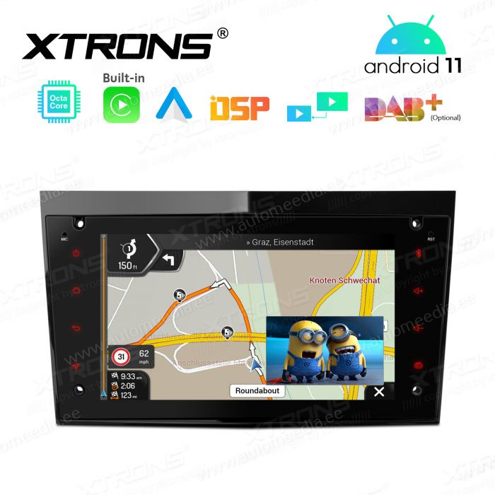 Opel Astra | Zafira | Meriva | Vectra (2004-2012) mudelipõhine Android 11 GPS autoraadio ja multimeedia keskus