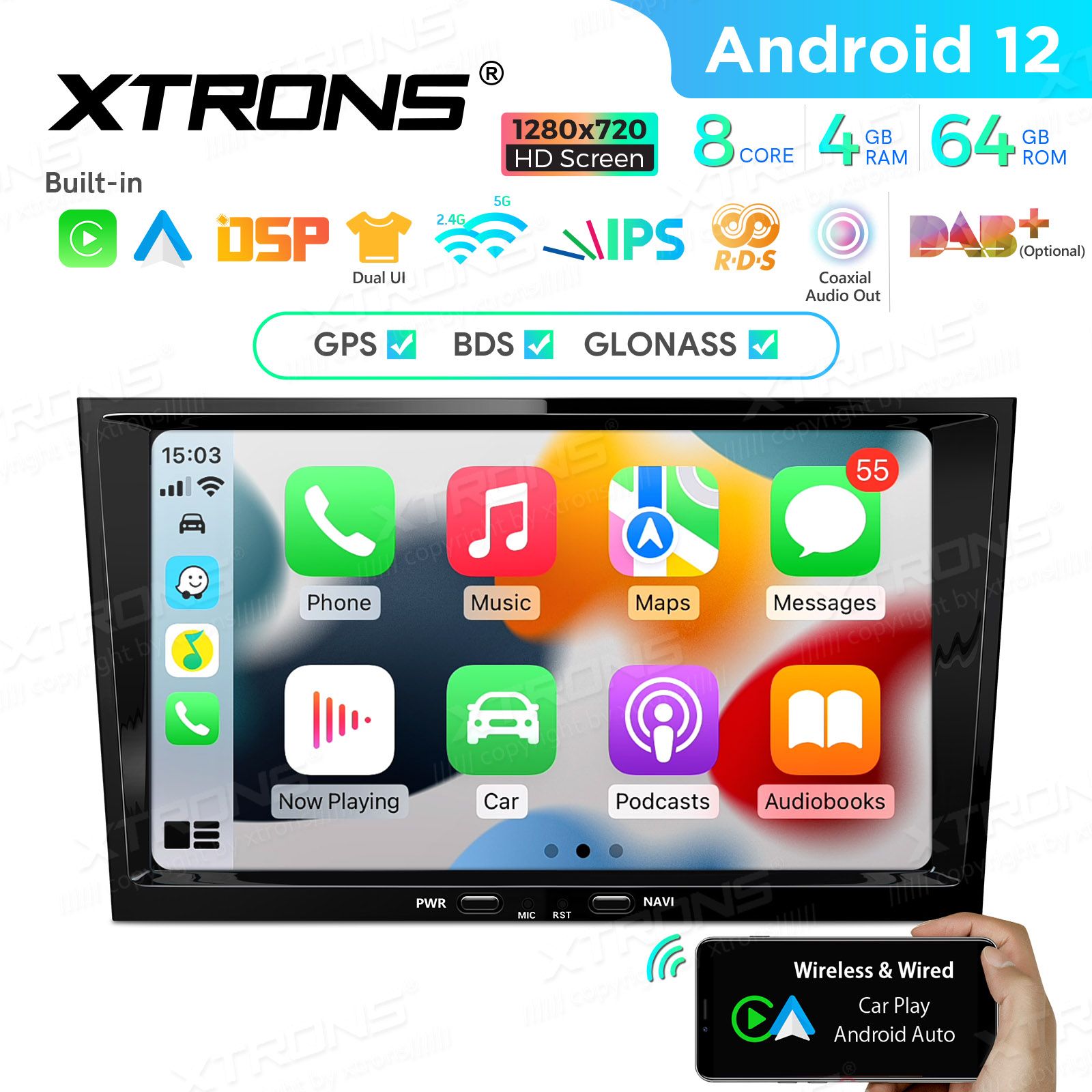 Opel Astra | Zafira | Meriva | Vectra (2004-2012) mudelipõhine Android 12 GPS autoraadio ja multimeedia keskus