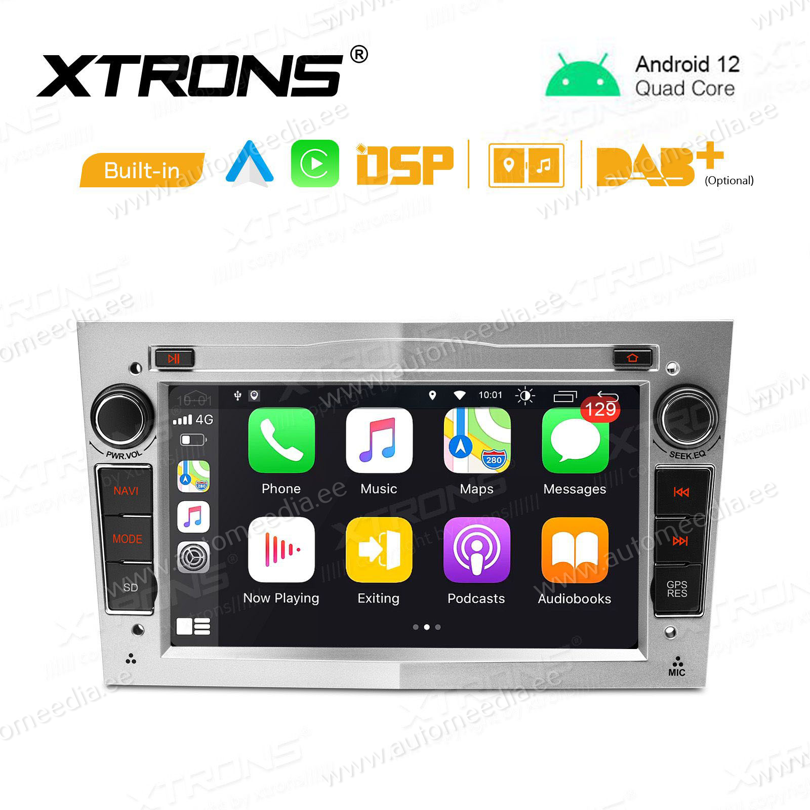 Opel Astra | Zafira | Meriva | Vectra (2004-2012) mudelipõhine Android 12 GPS autoraadio ja multimeedia keskus