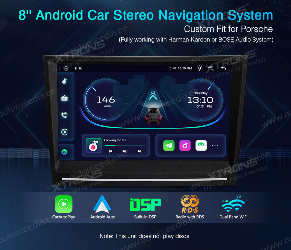 XTRONS PE82CMPL Mudelikohane android multimeediakeskus gps naviraadio
