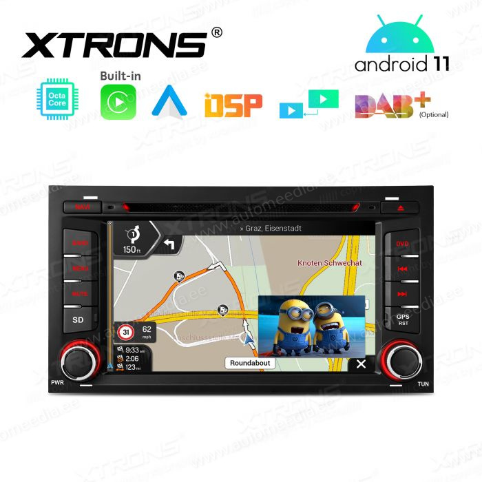 Seat Leon (2012-2019) mudelipõhine Android 12 GPS autoraadio ja multimeedia keskus