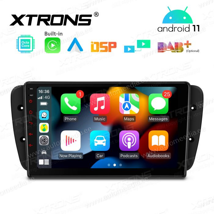 Seat Ibiza (2008-2014) mudelipõhine Android 12 GPS autoraadio ja multimeedia keskus