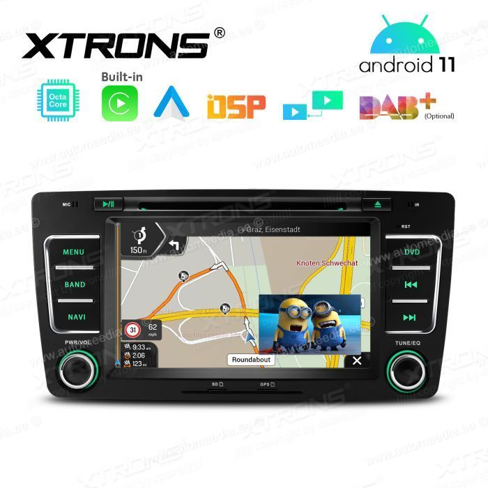 Skoda Octavia | Yeti (2008-2013) mudelipõhine Android 11 GPS autoraadio ja multimeedia keskus