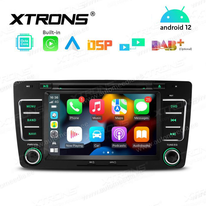Skoda Octavia | Yeti (2008-2013) mudelipõhine Android 12 GPS autoraadio ja multimeedia keskus