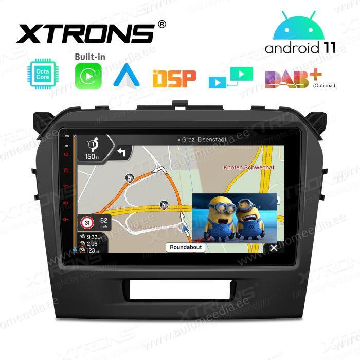 Suzuki Vitara (2015-2022) mudelipõhine Android 11 GPS autoraadio ja multimeedia keskus