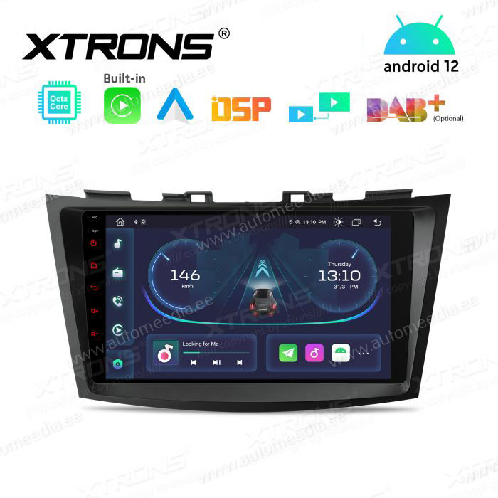 Suzuki Swift (2011-2017) Android 12  | GPS auto radio un multimediju centrs