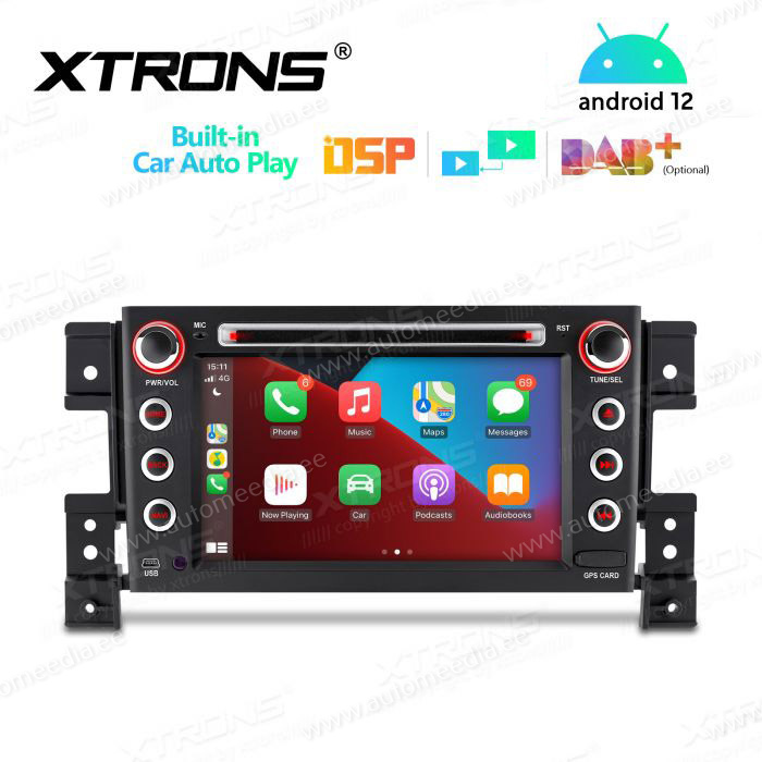 Suzuki Vitara (2005-2013) mudelipõhine Android 12 GPS autoraadio ja multimeedia keskus