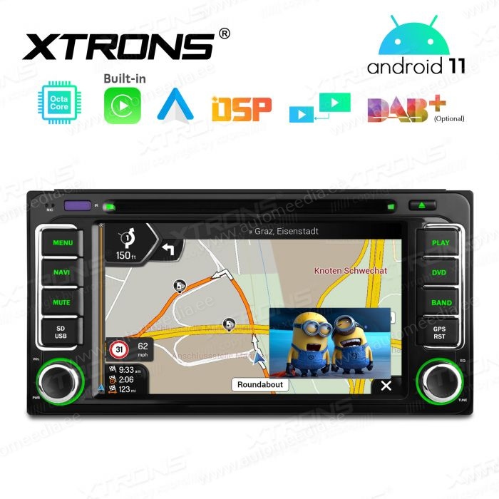 Toyota Hilux (2001-2011) | RAV4 (2000-2005) | LC100 mudelipõhine Android 12 GPS autoraadio ja multimeedia keskus