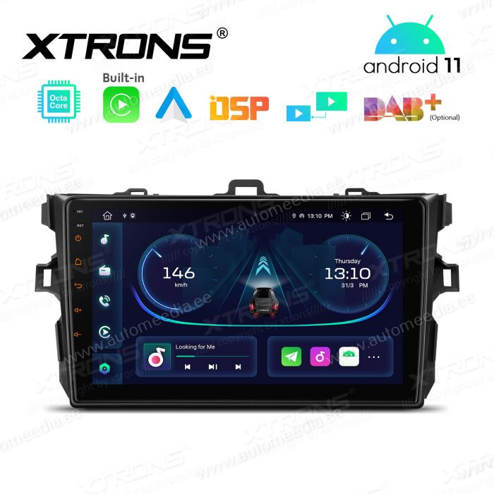 Toyota Corolla (2006-2013) Android 12  | GPS auto radio un multimediju centrs