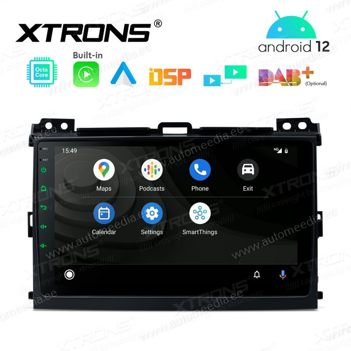 Toyota Landcruiser 120 (2002-2009) mudelipõhine Android 12 GPS autoraadio ja multimeedia keskus