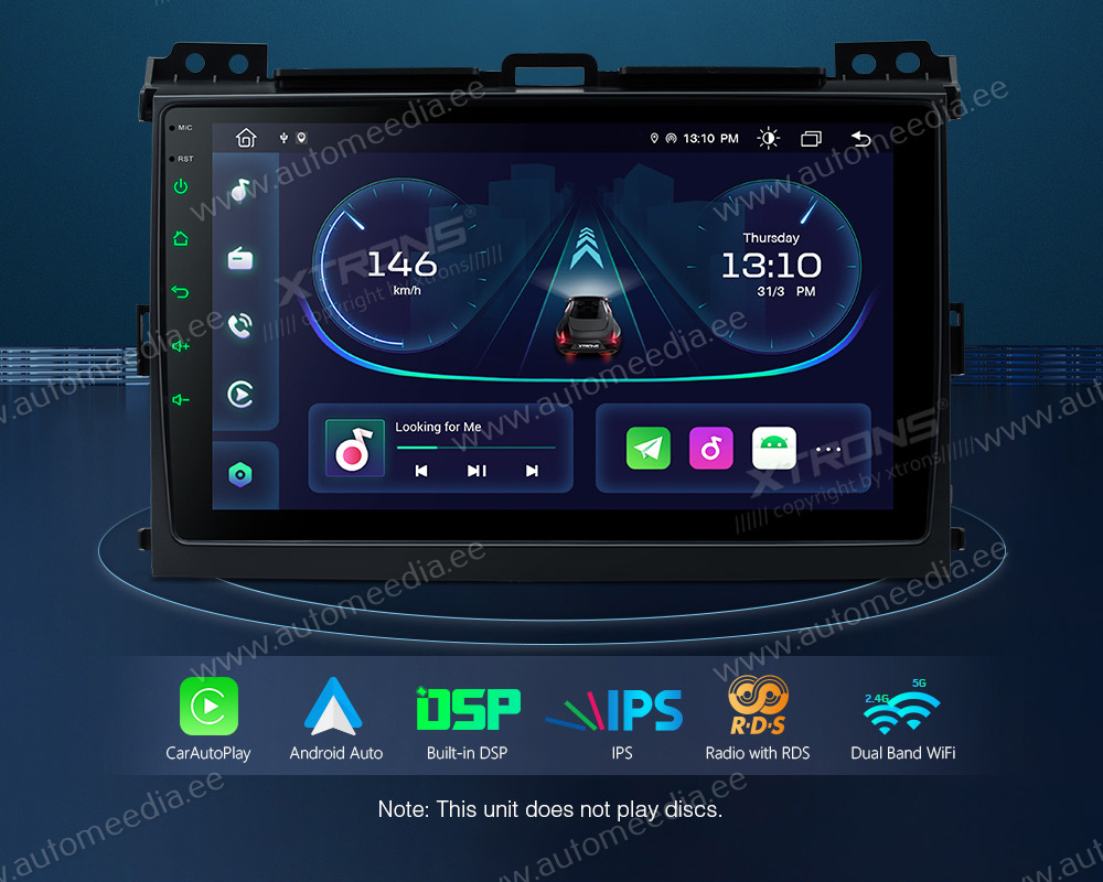 XTRONS PEP92CRT Mudelikohane android multimeediakeskus gps naviraadio