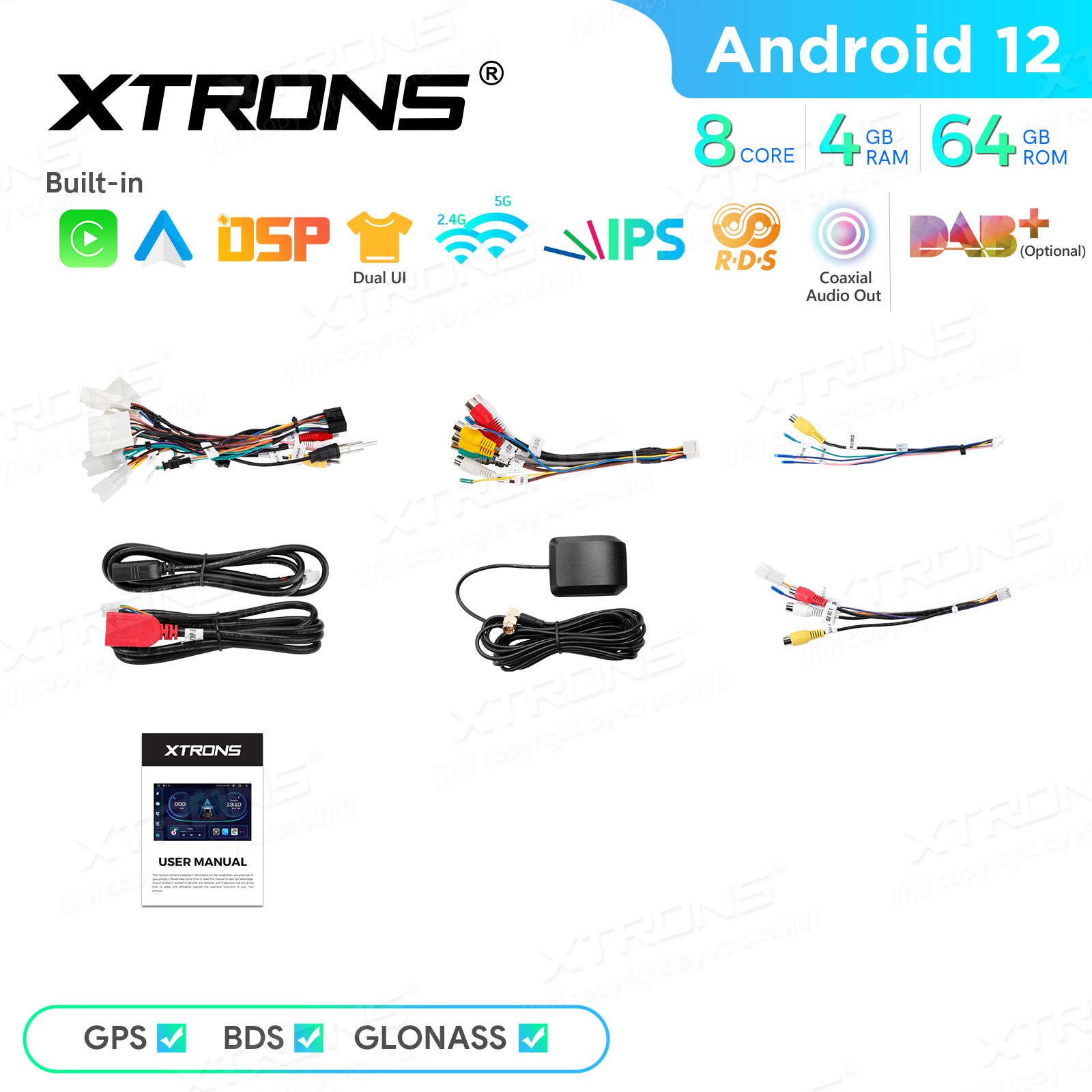 Toyota Hilux (2001-2011) | RAV4 (2000-2005) | LC100 mudelipõhine Android 12 GPS autoraadio ja multimeedia keskus
