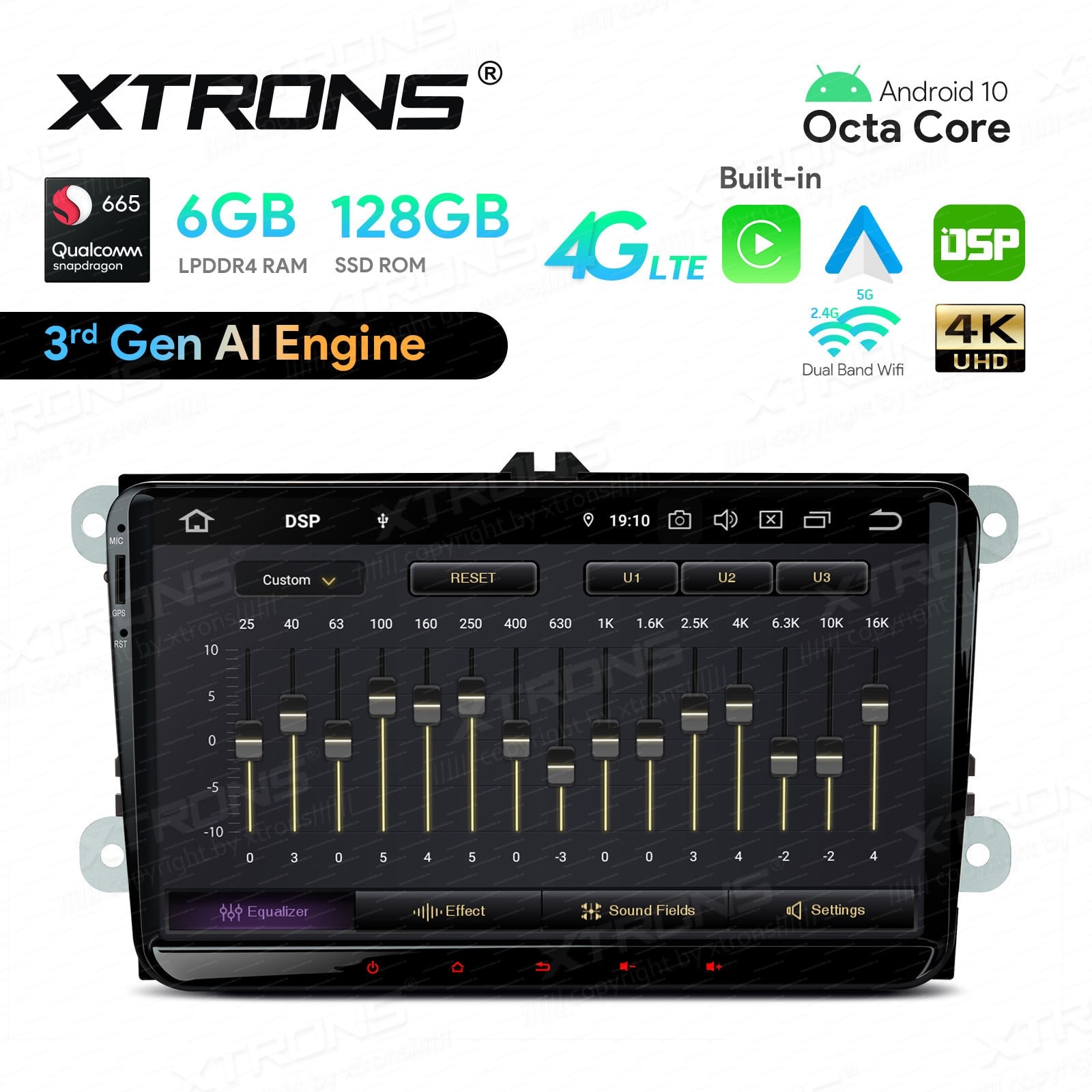 VW Passat B6 | B7 | Multivan | Transporter T5 | T6 | Amarok | Tiguan | Touran | Sharan Mudelipõhine Android 10 auto GPS multimeediakeskus | 9