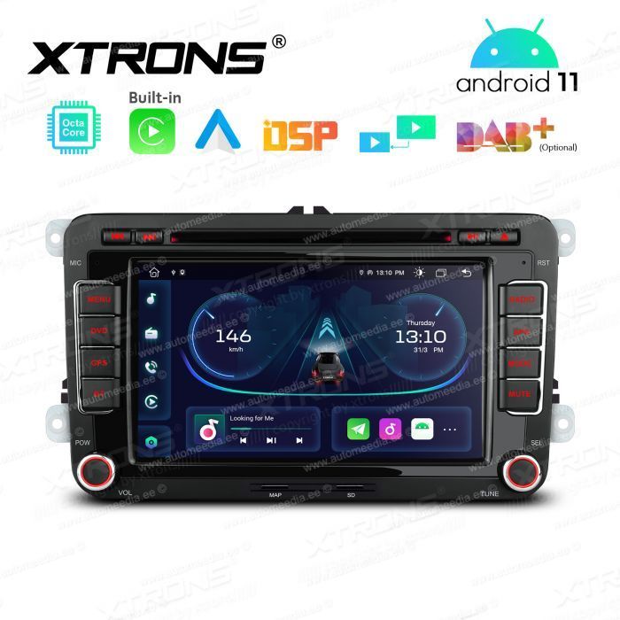 VW Passat B6 | B7 | Multivan | Transporter T5 | T6 | Amarok | Tiguan | Touran | Sharan Android 11 Car Multimedia Player with GPS Navigation