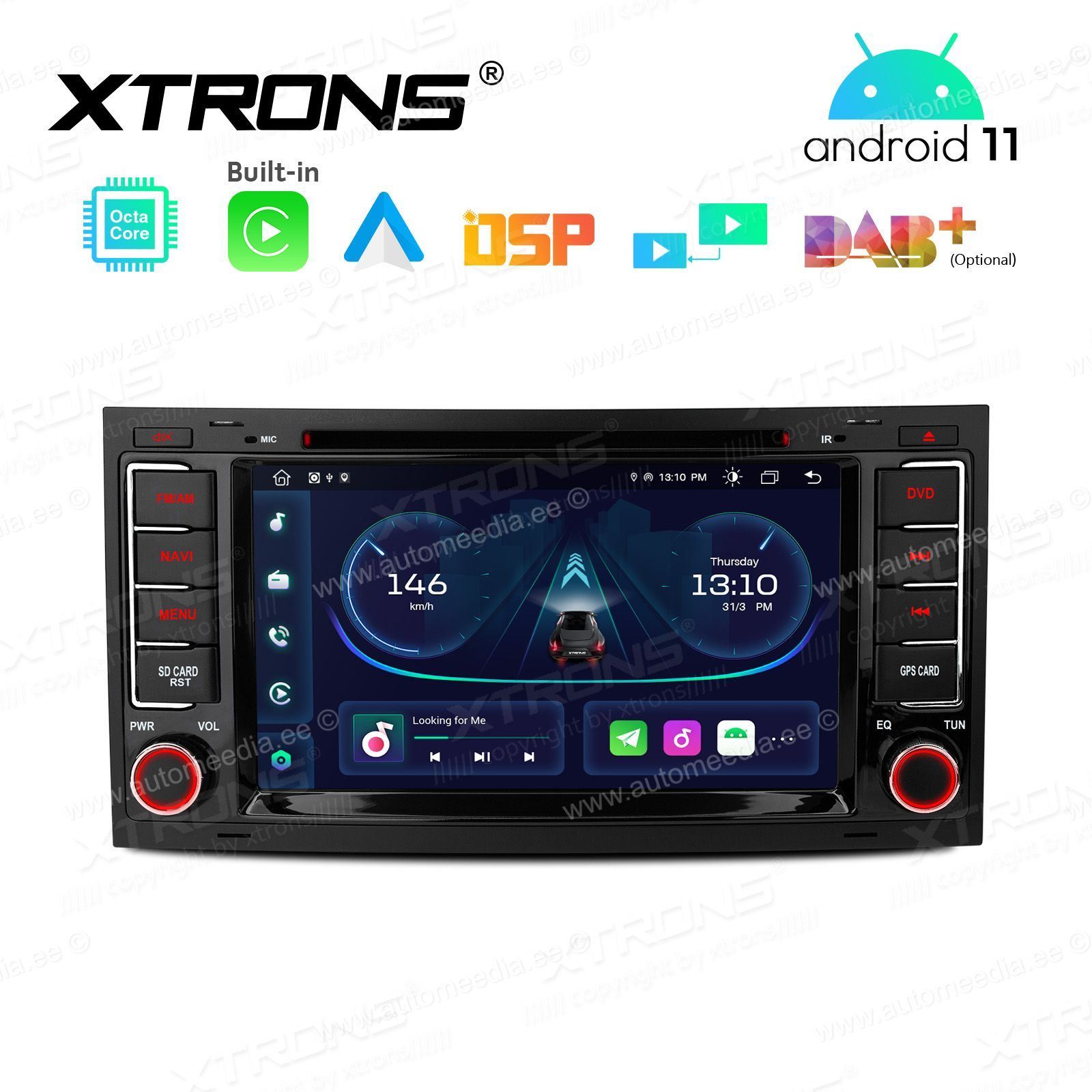 VW Touareg | Multivan | Transporter | (2004-2010) mudelipõhine Android 11 GPS autoraadio ja multimeedia keskus