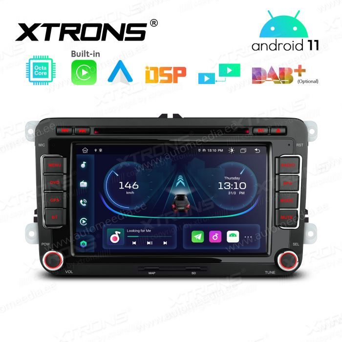 VW Passat B6 | B7 | Multivan | Transporter T5 | T6 | Amarok | Tiguan | Touran | Sharan Android 12 Car Multimedia Player with GPS Navigation