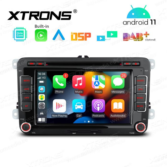 VW Passat B6 | B7 | Multivan | Transporter T5 | T6 | Amarok | Tiguan | Touran | Sharan mudelipõhine Android 12 GPS autoraadio ja multimeedia keskus