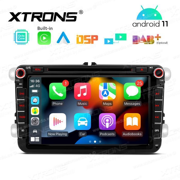 VW Passat B6 | B7 | Multivan | Transporter T5 | T6 | Amarok | Tiguan | Touran | Sharan mudelipõhine Android 11 GPS autoraadio ja multimeedia keskus