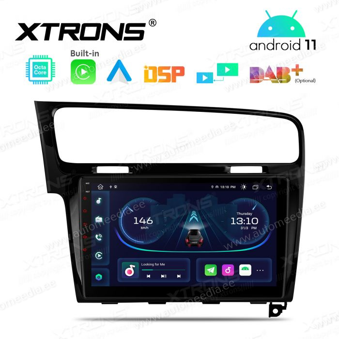 VW Golf 7 Автомобильная магнитола Android 12 с GPS навигацией