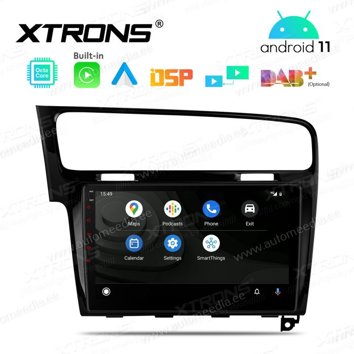 VW Golf 7 mudelipõhine Android 12 GPS autoraadio ja multimeedia keskus